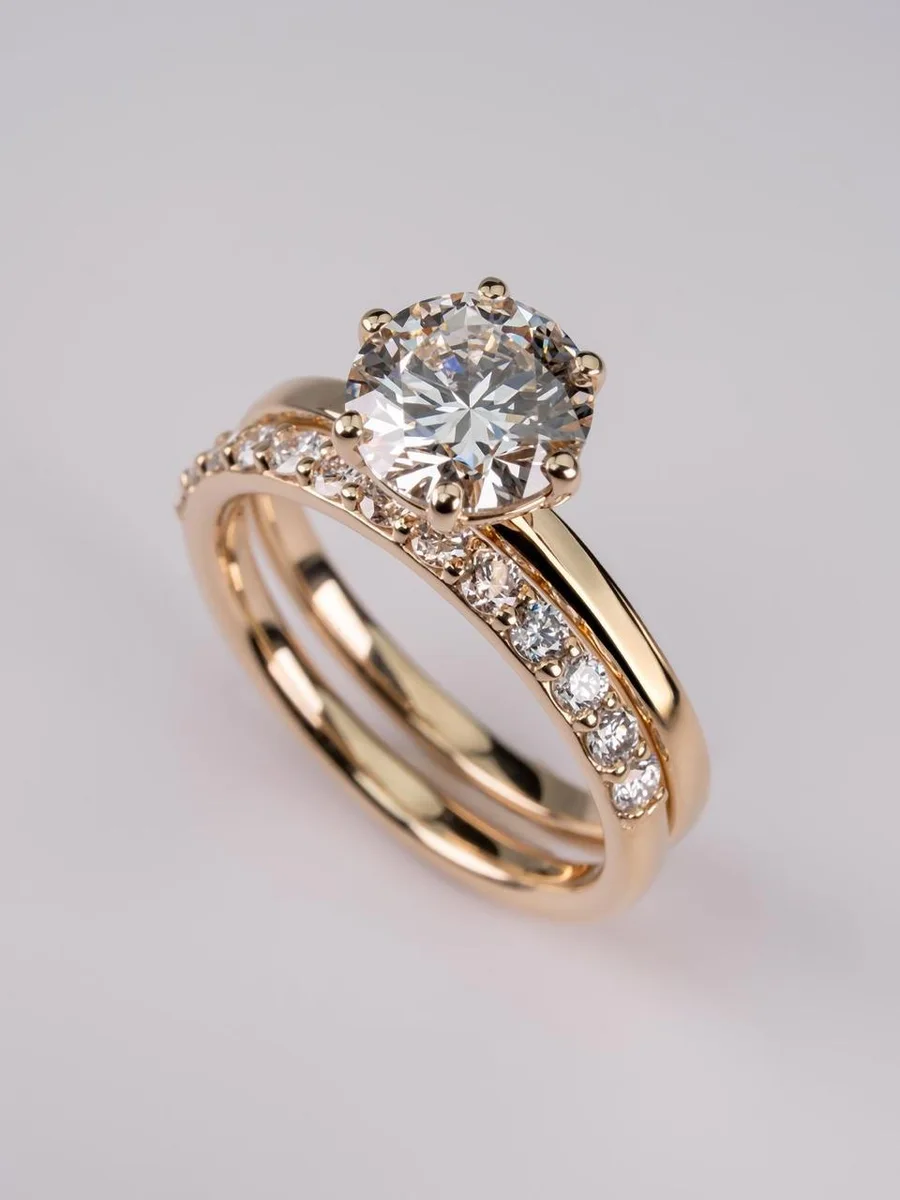 Classic Diamond Bridal Set